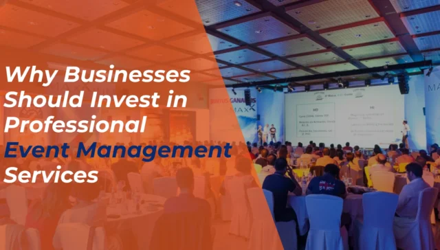 Corporate event management team planning a business conference